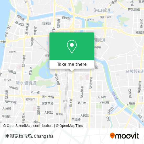 南湖宠物市场 map