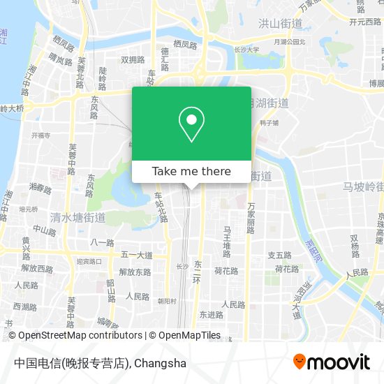 中国电信(晚报专营店) map