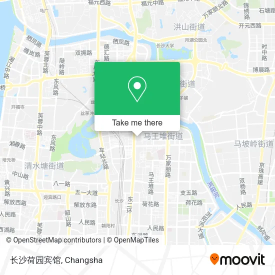 长沙荷园宾馆 map