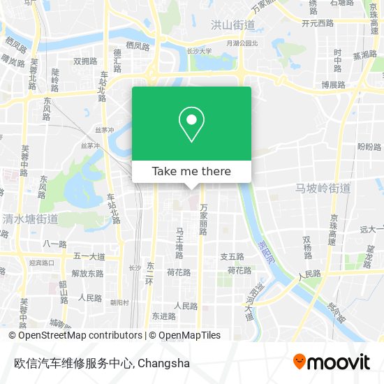 欧信汽车维修服务中心 map