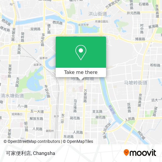 可家便利店 map