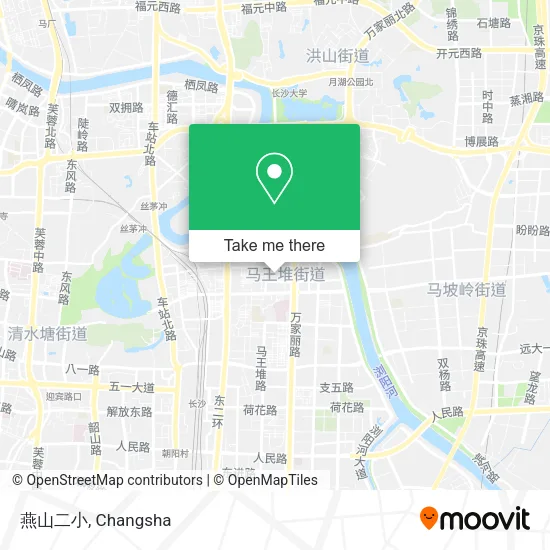 燕山二小 map