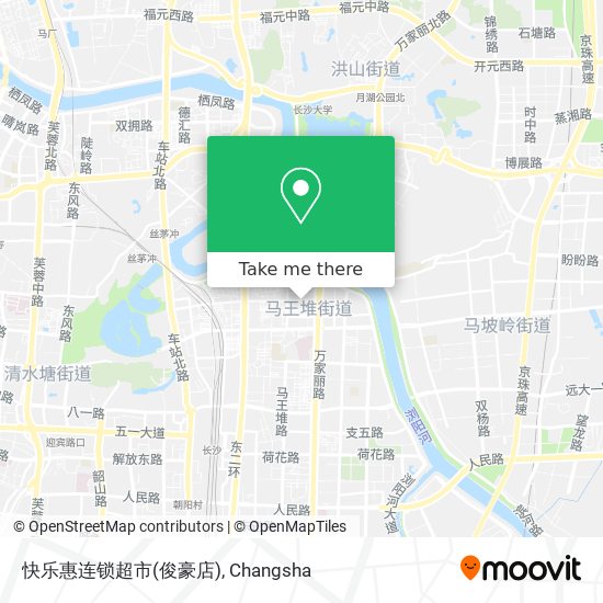 快乐惠连锁超市(俊豪店) map