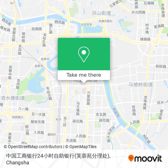 中国工商银行24小时自助银行(芙蓉苑分理处) map
