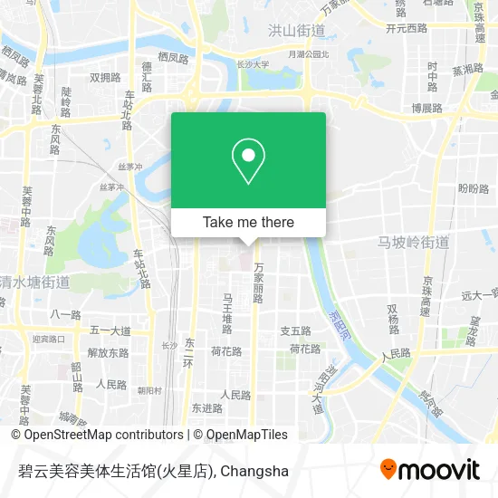 碧云美容美体生活馆(火星店) map