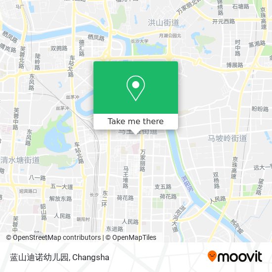 蓝山迪诺幼儿园 map