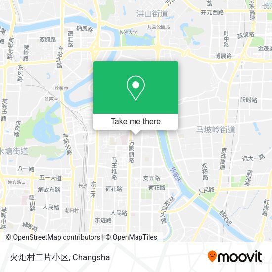 火炬村二片小区 map