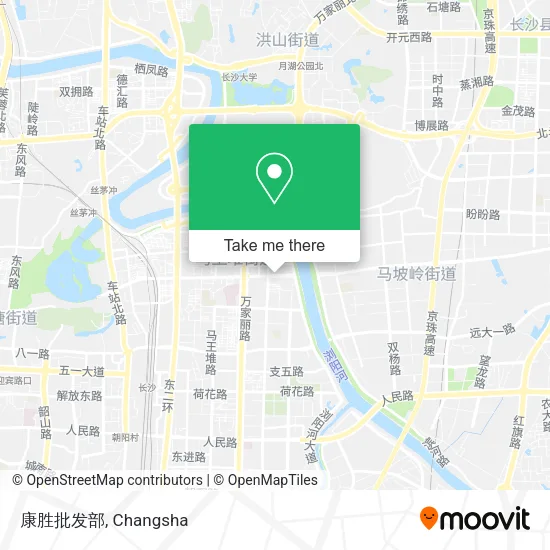 康胜批发部 map