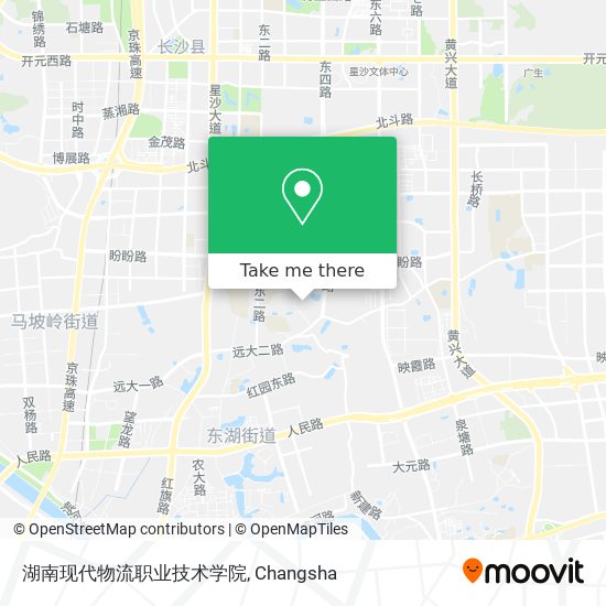 湖南现代物流职业技术学院 map
