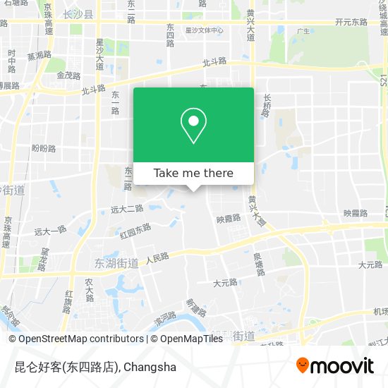 昆仑好客(东四路店) map