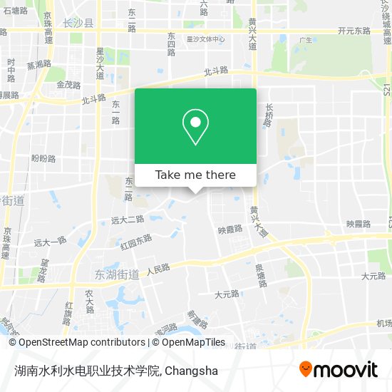 湖南水利水电职业技术学院 map