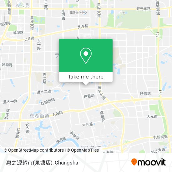 惠之源超市(泉塘店) map