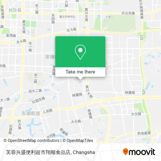 芙蓉兴盛便利超市翔顺食品店 map