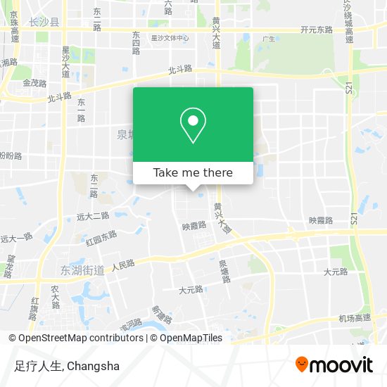 足疗人生 map