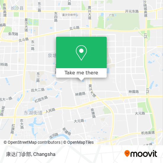 康达门诊部 map