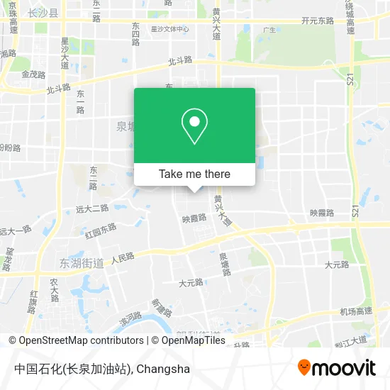 中国石化(长泉加油站) map