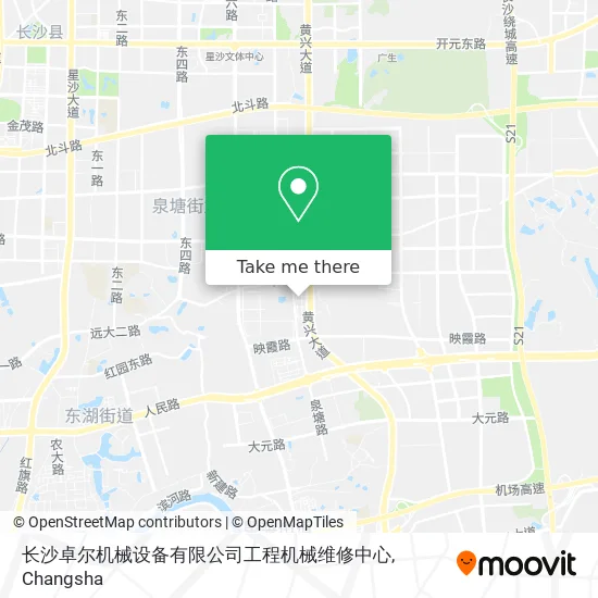 长沙卓尔机械设备有限公司工程机械维修中心 map