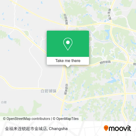 金福来连锁超市金城店 map