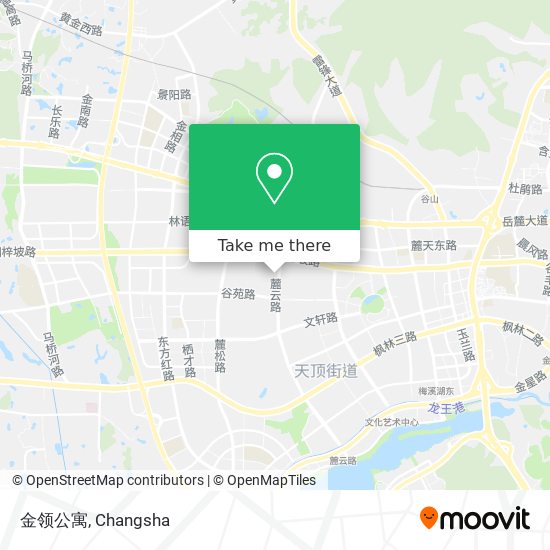 金领公寓 map