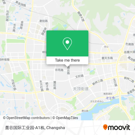 麓谷国际工业园-A1栋 map