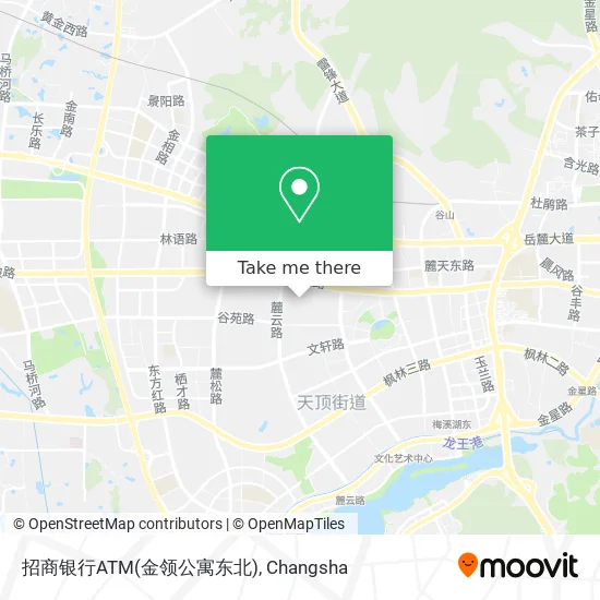 招商银行ATM(金领公寓东北) map