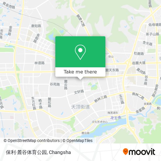保利·麓谷体育公园 map