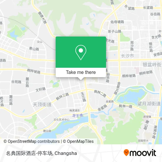名典国际酒店-停车场 map