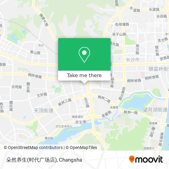 朵然养生(时代广场店) map