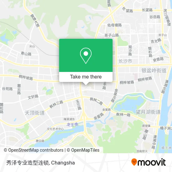 秀泽专业造型连锁 map