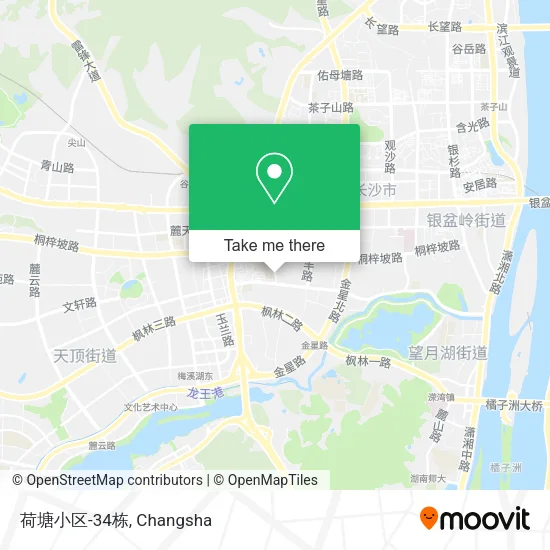 荷塘小区-34栋 map