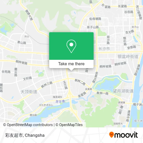 彩友超市 map