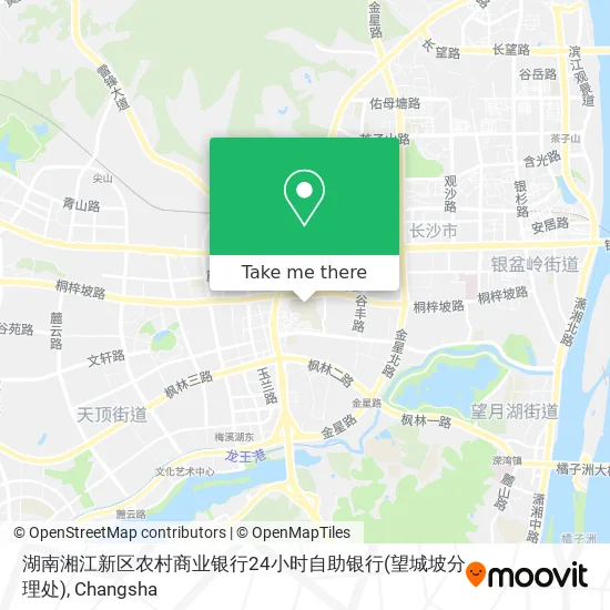 湖南湘江新区农村商业银行24小时自助银行(望城坡分理处) map