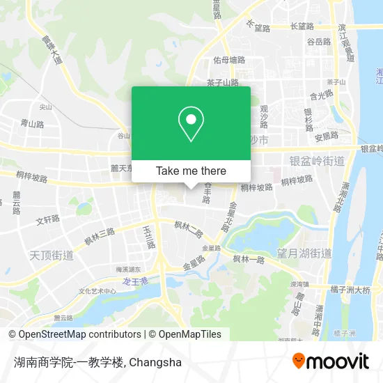 湖南商学院-一教学楼 map