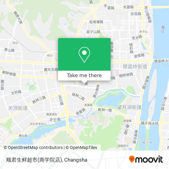 顺君生鲜超市(商学院店) map