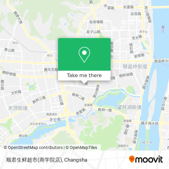 顺君生鲜超市(商学院店) map