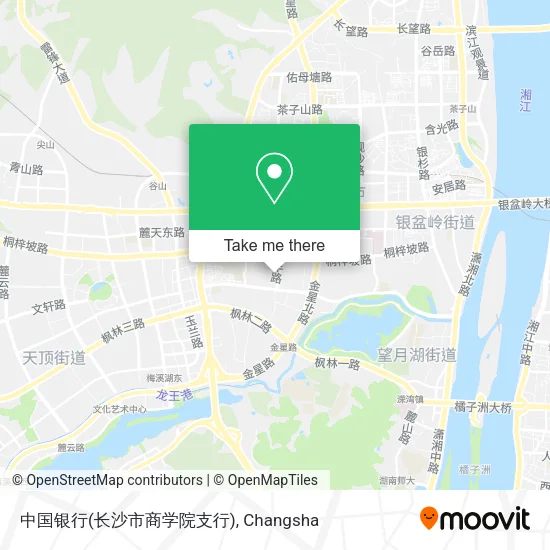 中国银行(长沙市商学院支行) map