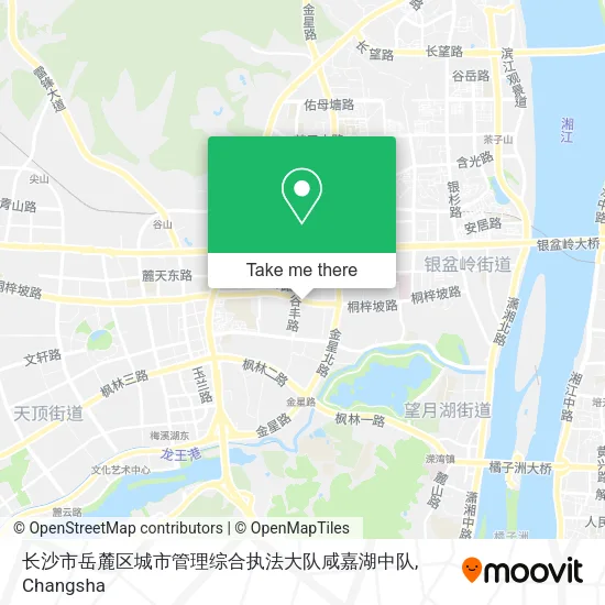 长沙市岳麓区城市管理综合执法大队咸嘉湖中队 map