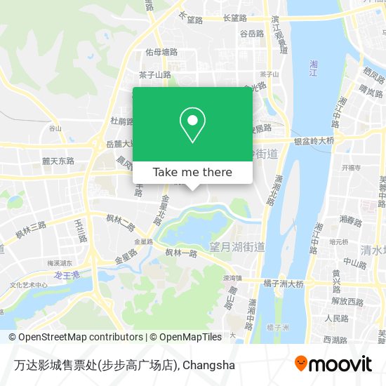 万达影城售票处(步步高广场店) map