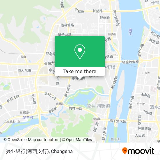 兴业银行(河西支行) map