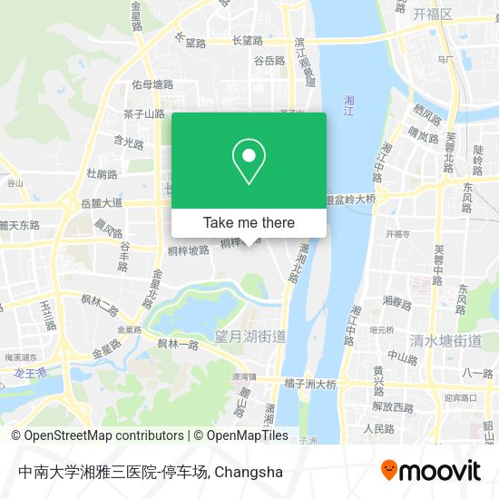 中南大学湘雅三医院-停车场 map