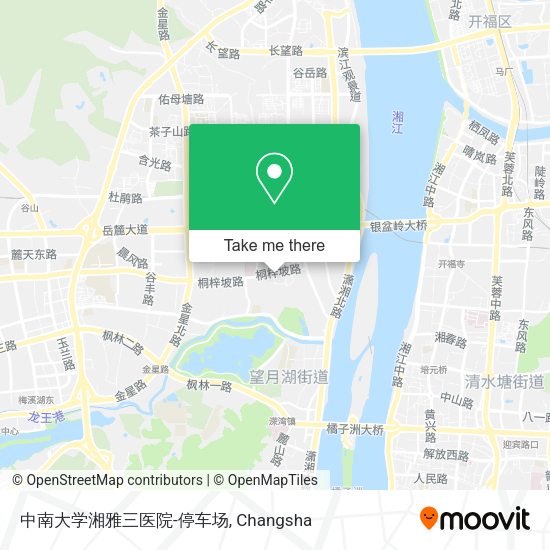 中南大学湘雅三医院-停车场 map