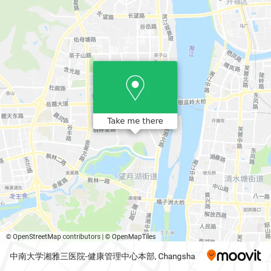 中南大学湘雅三医院-健康管理中心本部 map