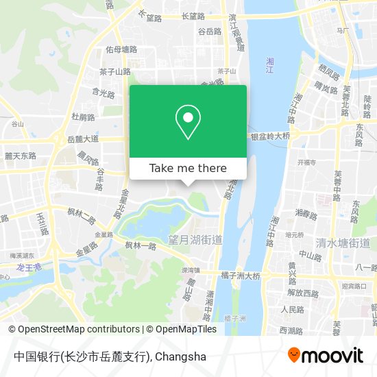 中国银行(长沙市岳麓支行) map