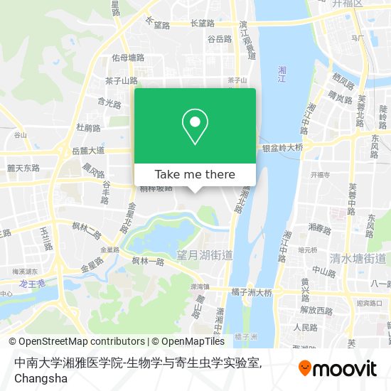 中南大学湘雅医学院-生物学与寄生虫学实验室 map