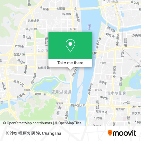 长沙红枫康复医院 map