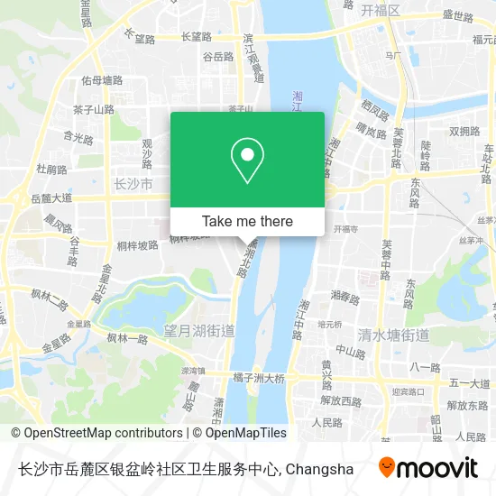 长沙市岳麓区银盆岭社区卫生服务中心 map