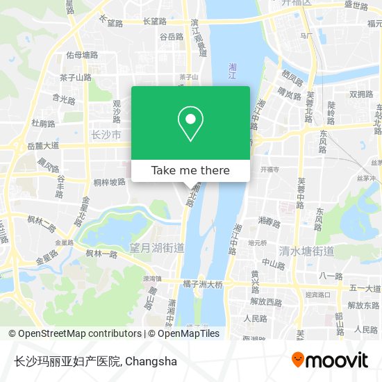 长沙玛丽亚妇产医院 map