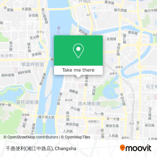 千惠便利(湘江中路店) map