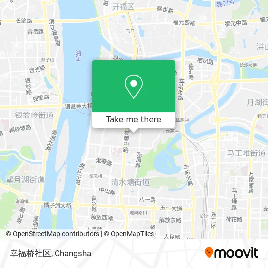 幸福桥社区 map
