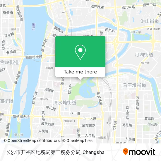 长沙市开福区地税局第二税务分局 map